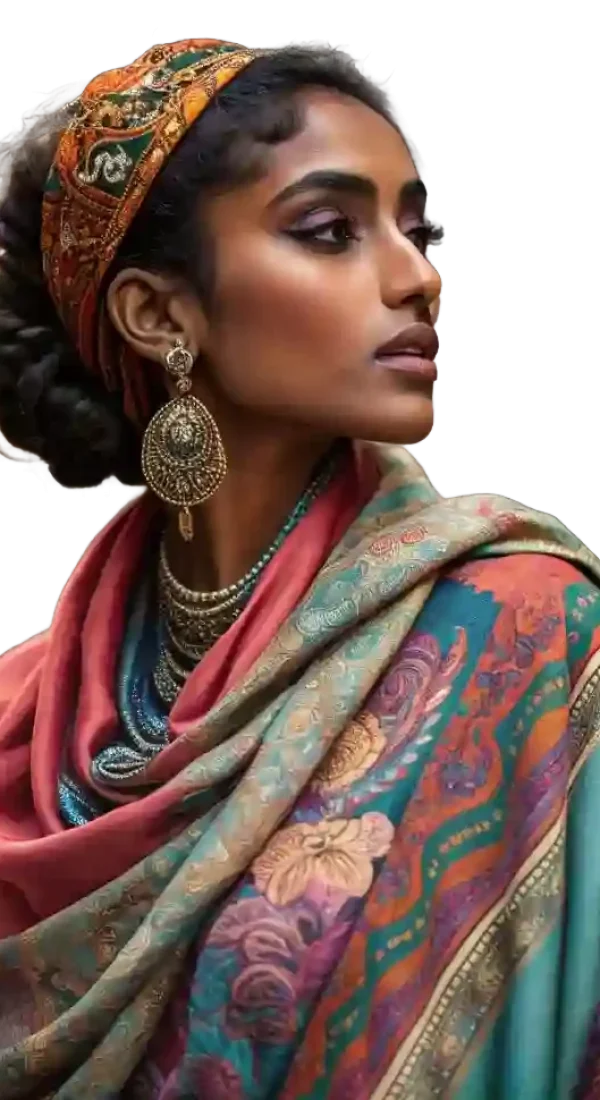 pashmina kashmiri shawl, online ethnic store in India